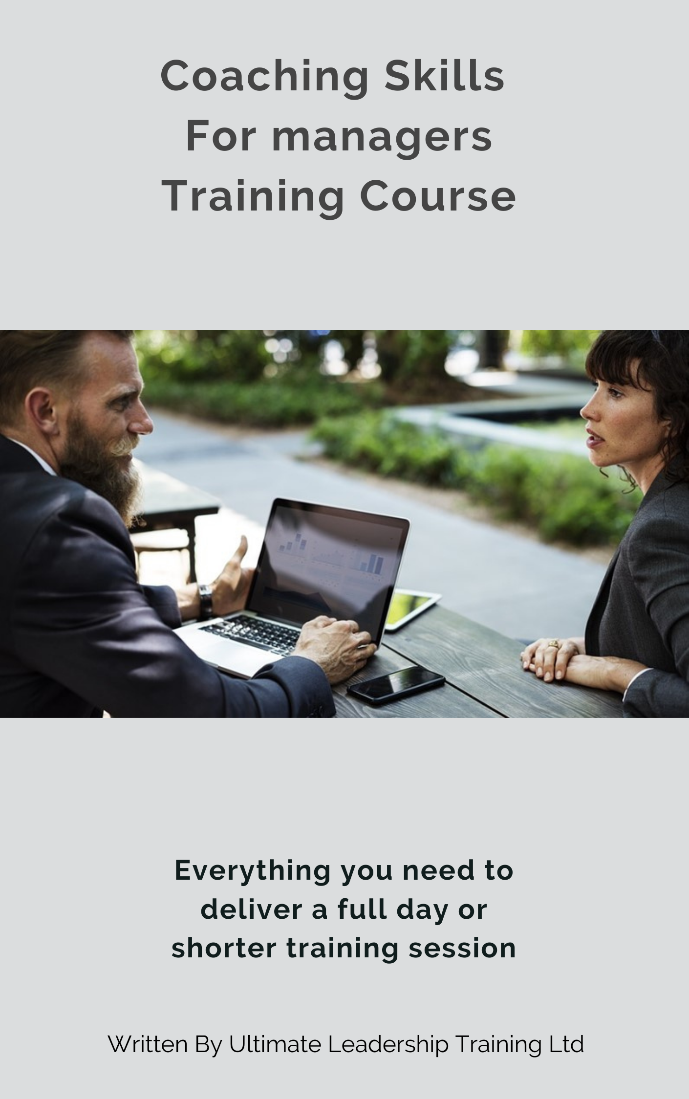 Buy the coaching skills training course and deliver it yourself. Pre written successful training course for sale