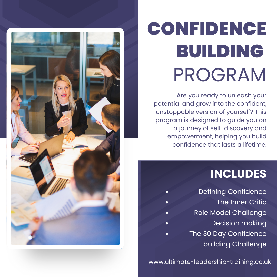 The 6 Week Confidence Building Mastery Training program